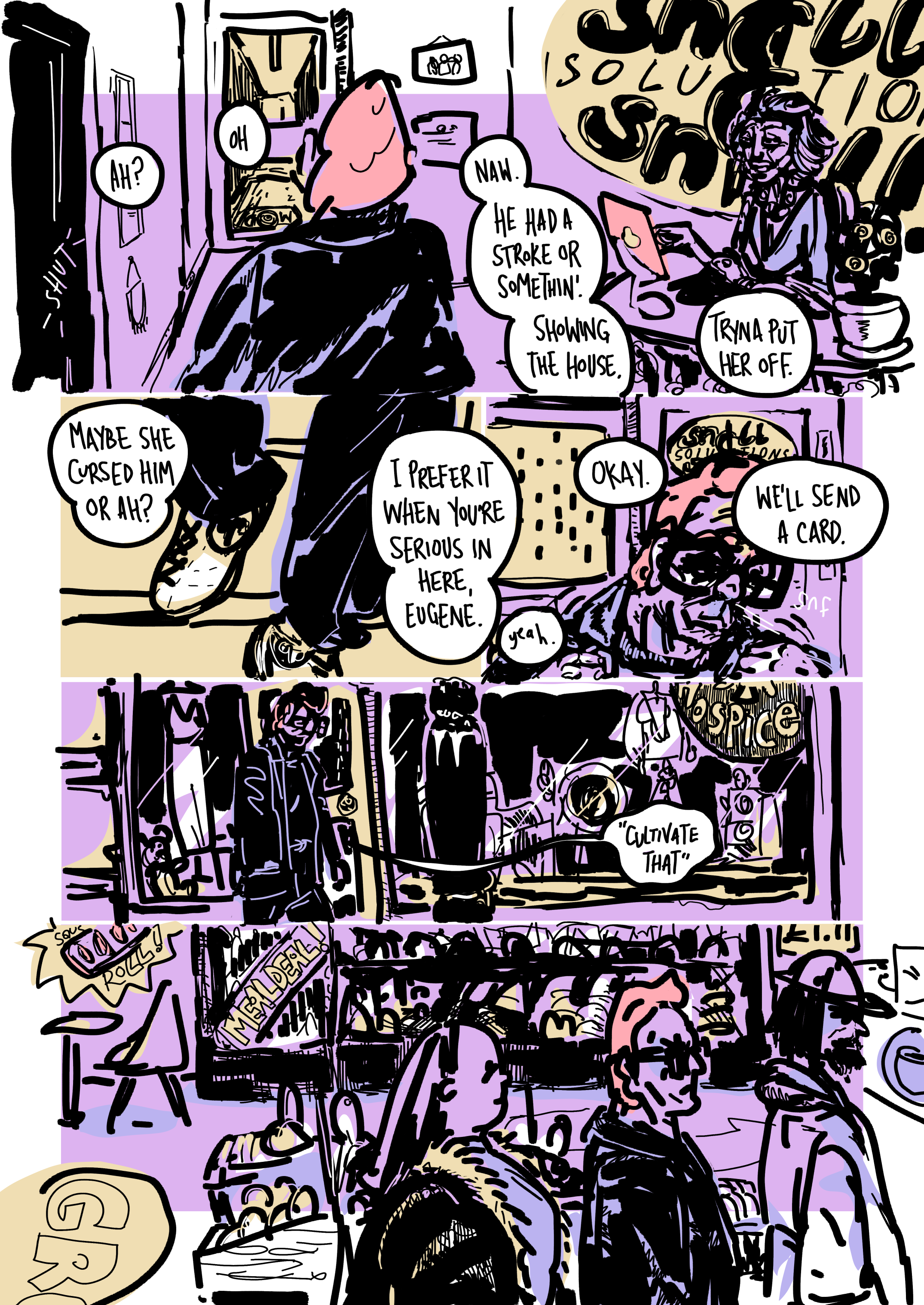 Page 102: Eugene's marching orders