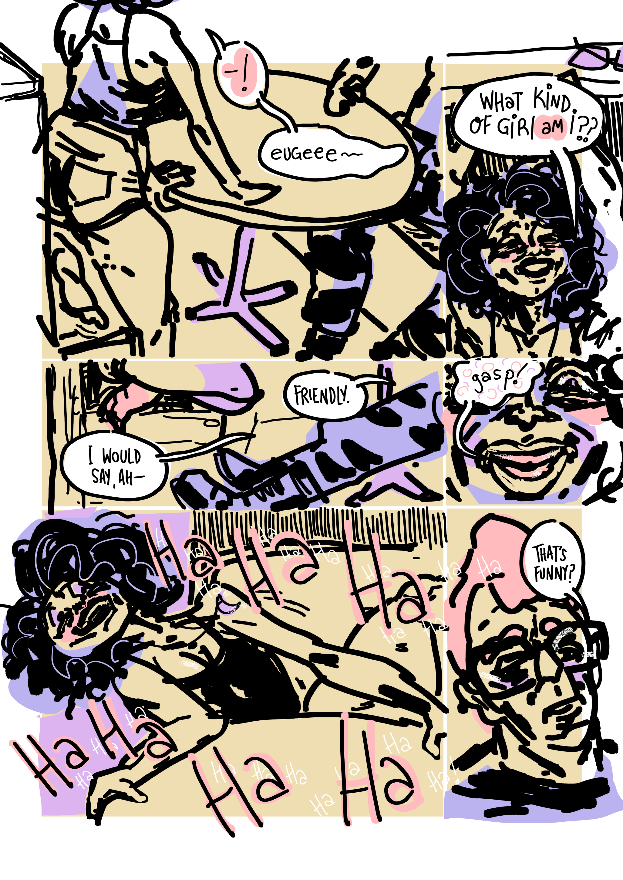 Page 17: He makes her laugh