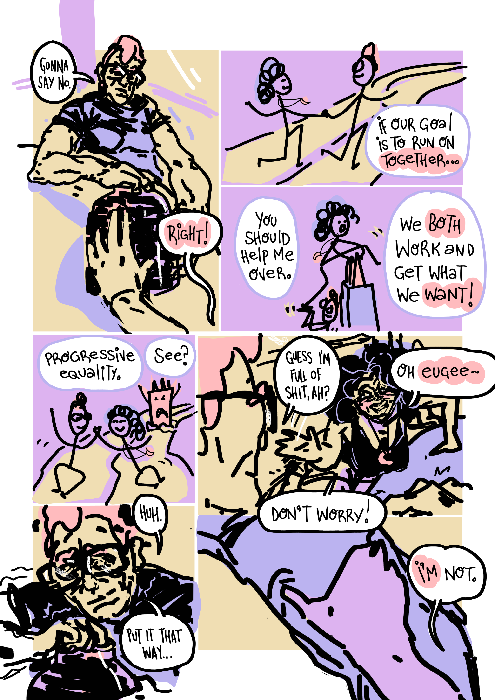 Page 33: Eugene admits his shortcomings