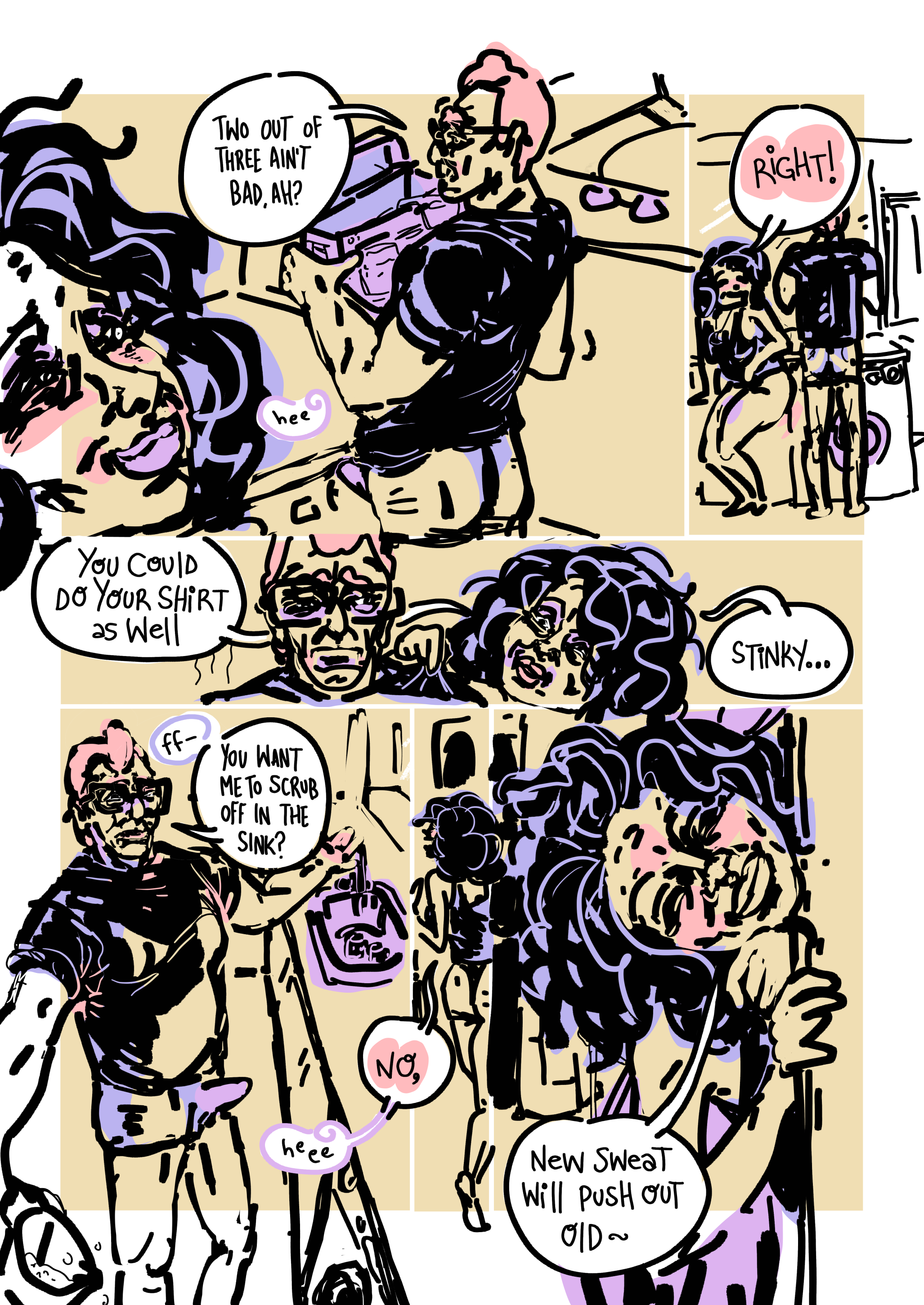 Page 39: Eugene puts on a wash