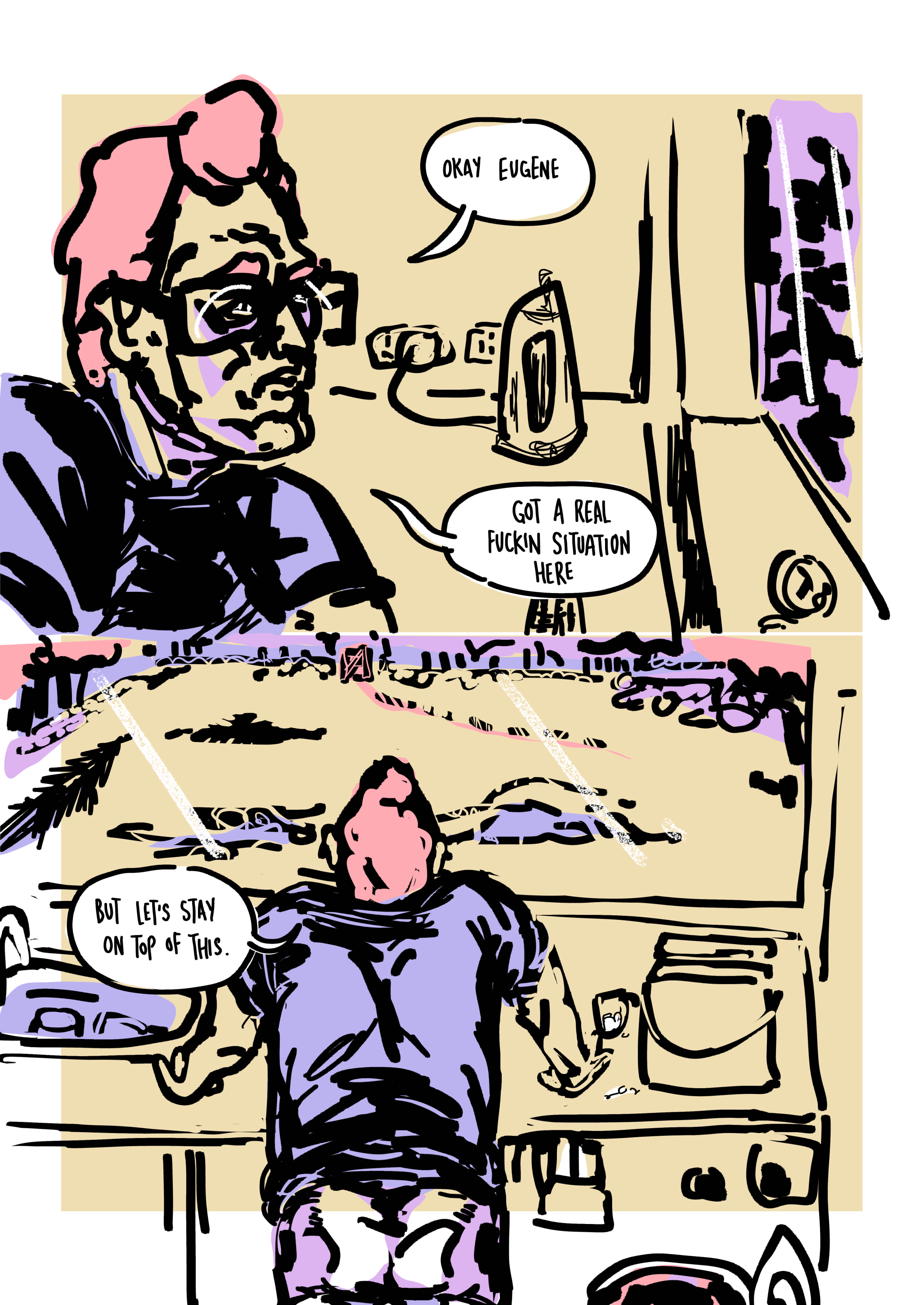 Page 40: Eugene is resolute