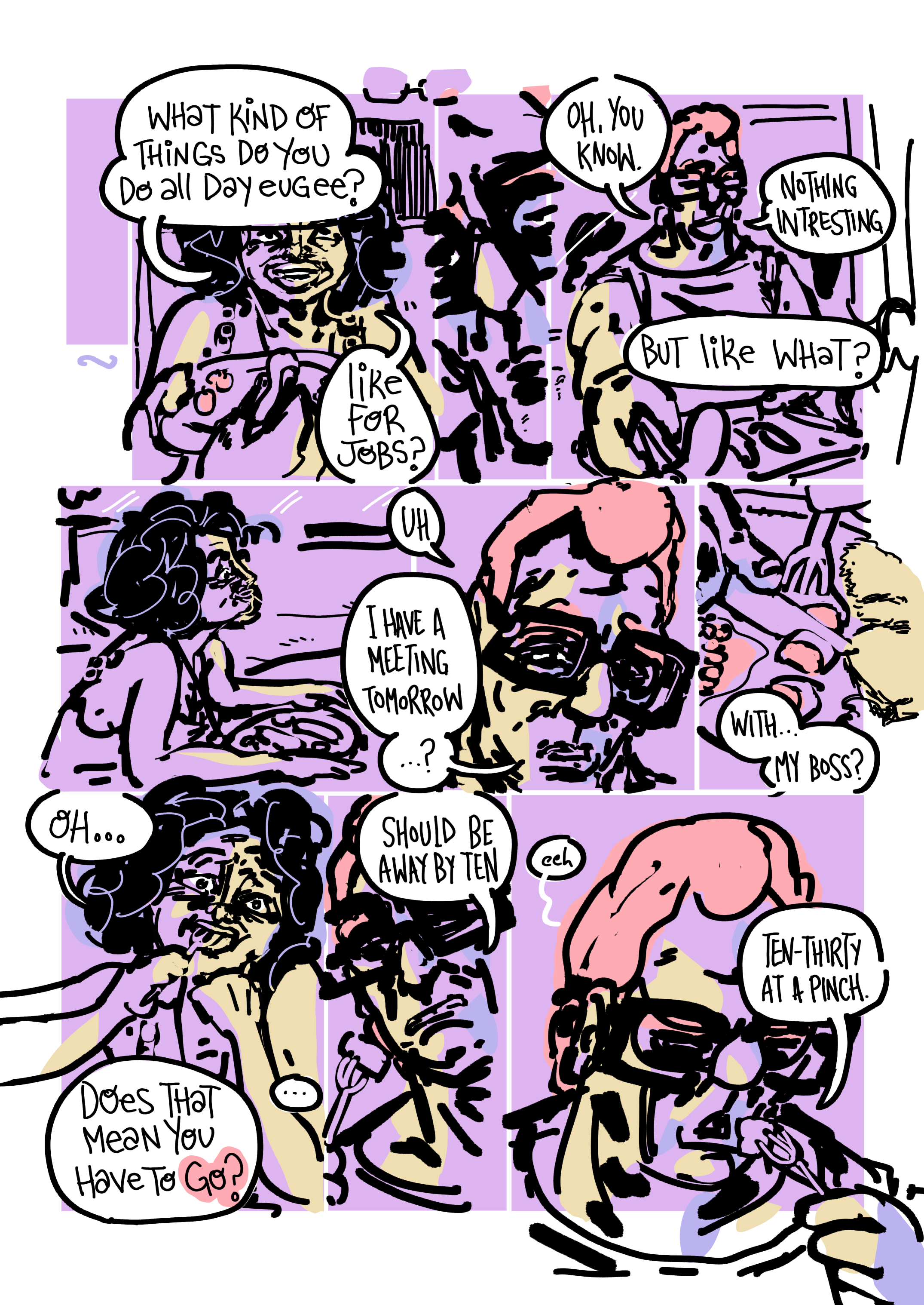 Page 88: breakfast for dinner